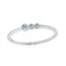 14K White Gold Diamond Wedding Band For Women in Size 7