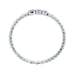 14K White Gold Diamond Wedding Band For Women in Size 7