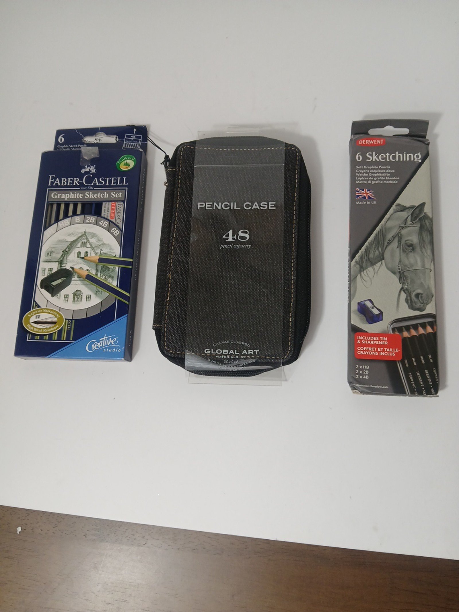 Set of Graphite Pencils with Case