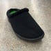 OOFOS OOcoozie Mule Cozy Black Slippers with Green Lining