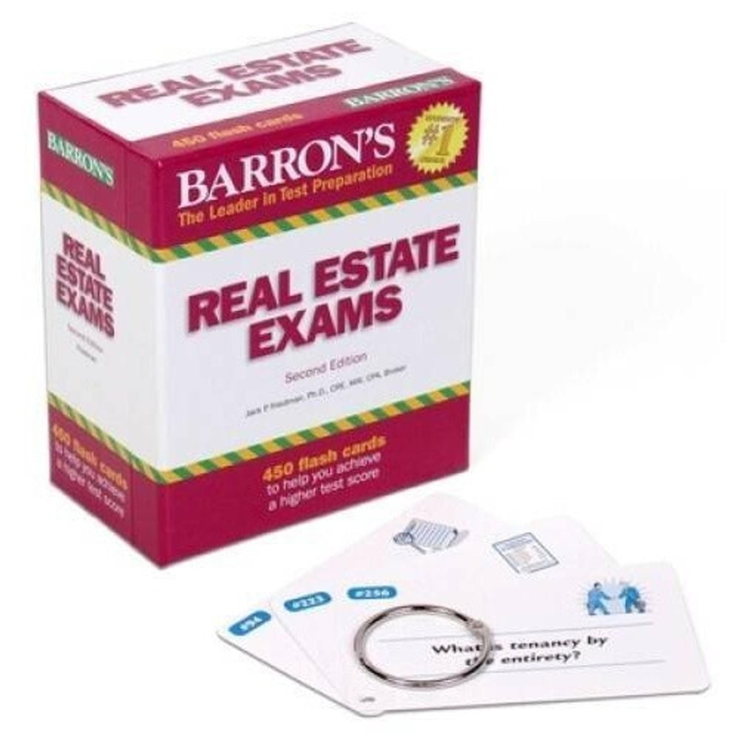Barron's Real Estate Exam Flash Cards, 2nd Edition - Cards - GOOD