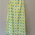Sail To Sable STS Shift Dress Size Medium Sleeveless Yellow Lemon Green 2151748