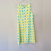 Sail To Sable STS Shift Dress Size Medium Sleeveless Yellow Lemon Green 2151748
