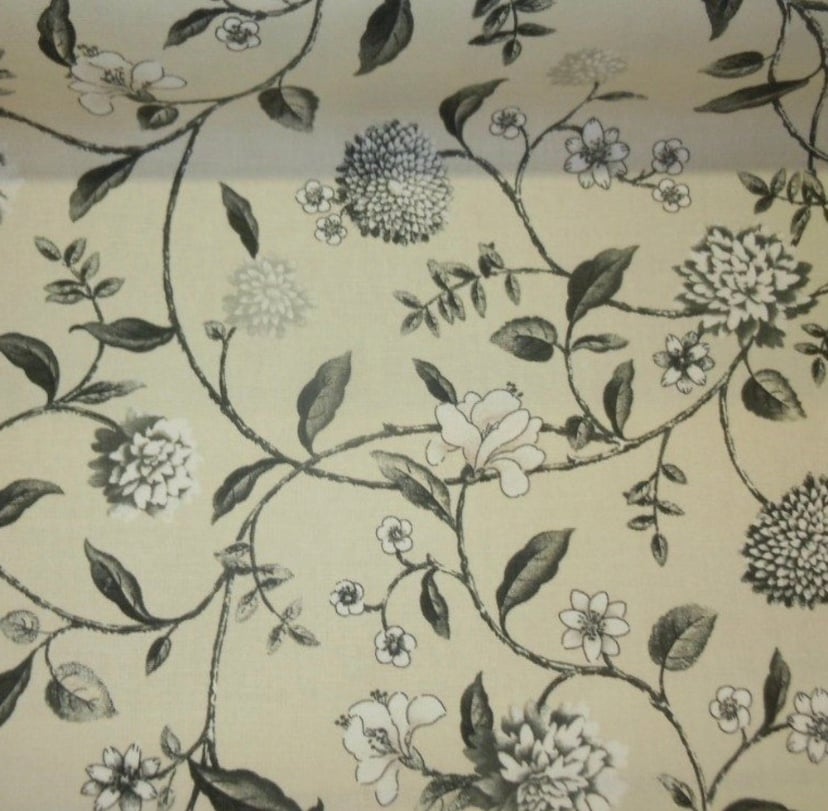 Nassau Vine Toile Onyx Architectural Digest Inspo