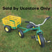 All Terrain Tricycle with Wagon (Green), #CART-042