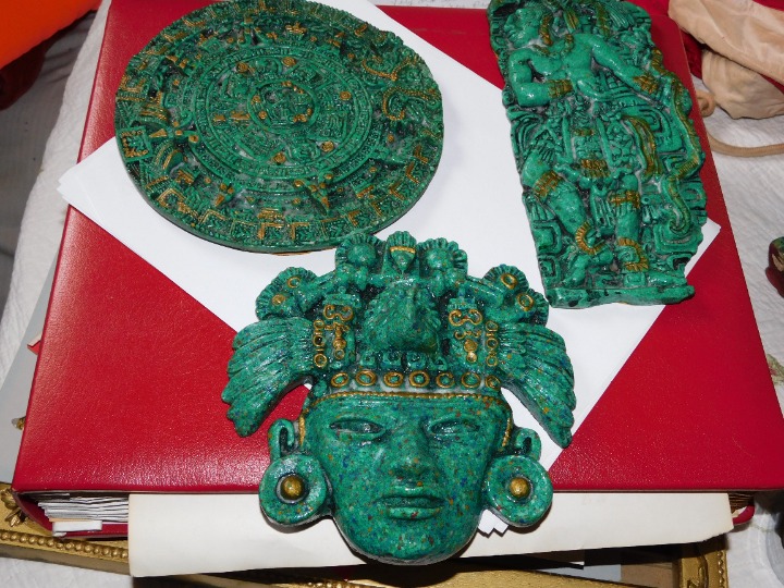 3 Mayan Aztec wall art
