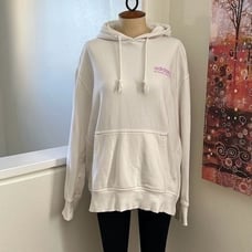 Adidas Sweatshirt Hoodie White Size M