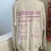 Adidas Sweatshirt Hoodie White Size M