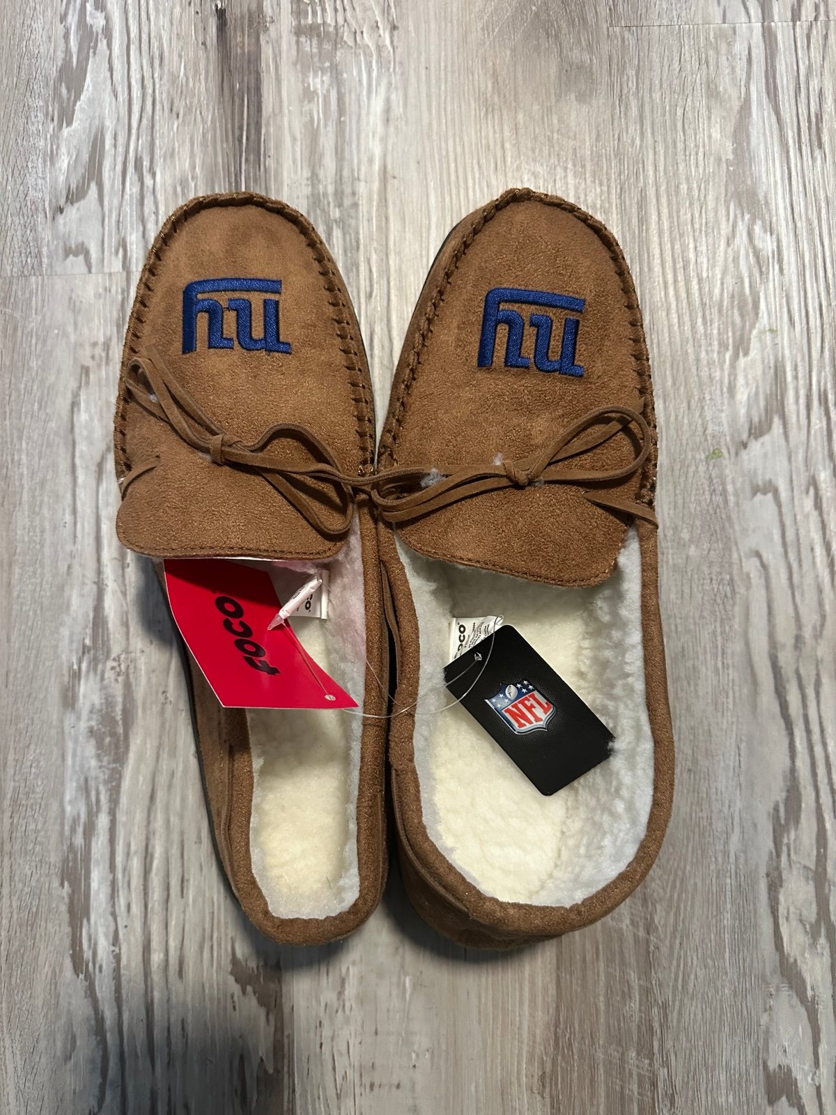 “New York Giants” Men’s Moccasin Slippers