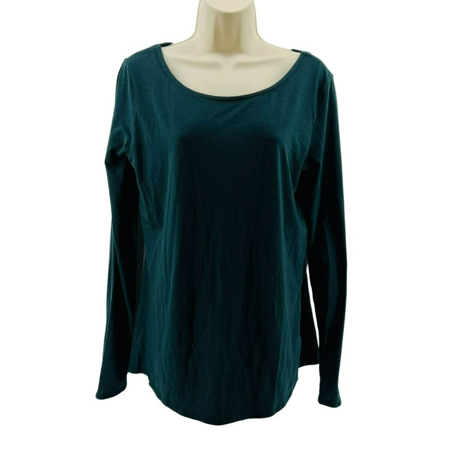 Athleta Twist Back Flexlight Long Sleeve Tee Teal #777974 Womens Medium