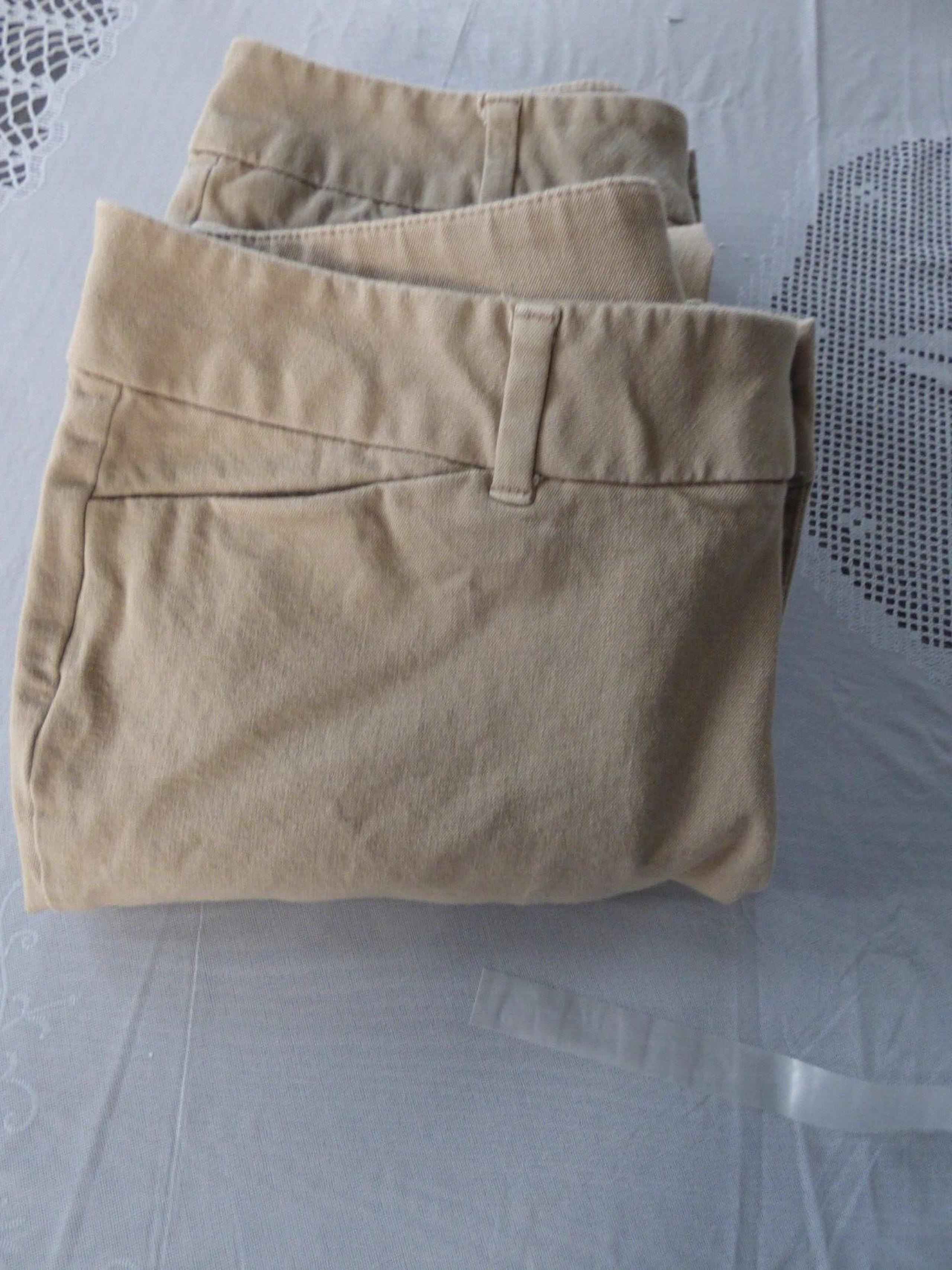 2 - Faded Glory Beige Pants Size 10 Front and Back Pockets Beige Womens