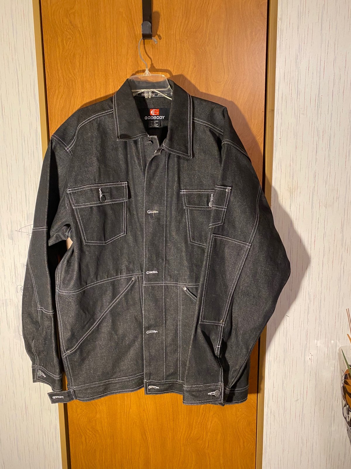 “Vintage”GODBODY Men's Denim Jacket