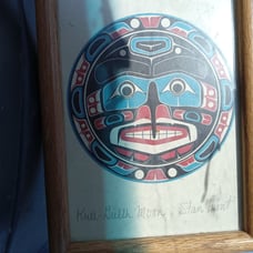 selling this wonderful signed in a number print from a well known Indian artist
