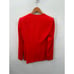 BCBGMAXAZRIA Andres Coral Red Collarless Plunge Blazer // XS