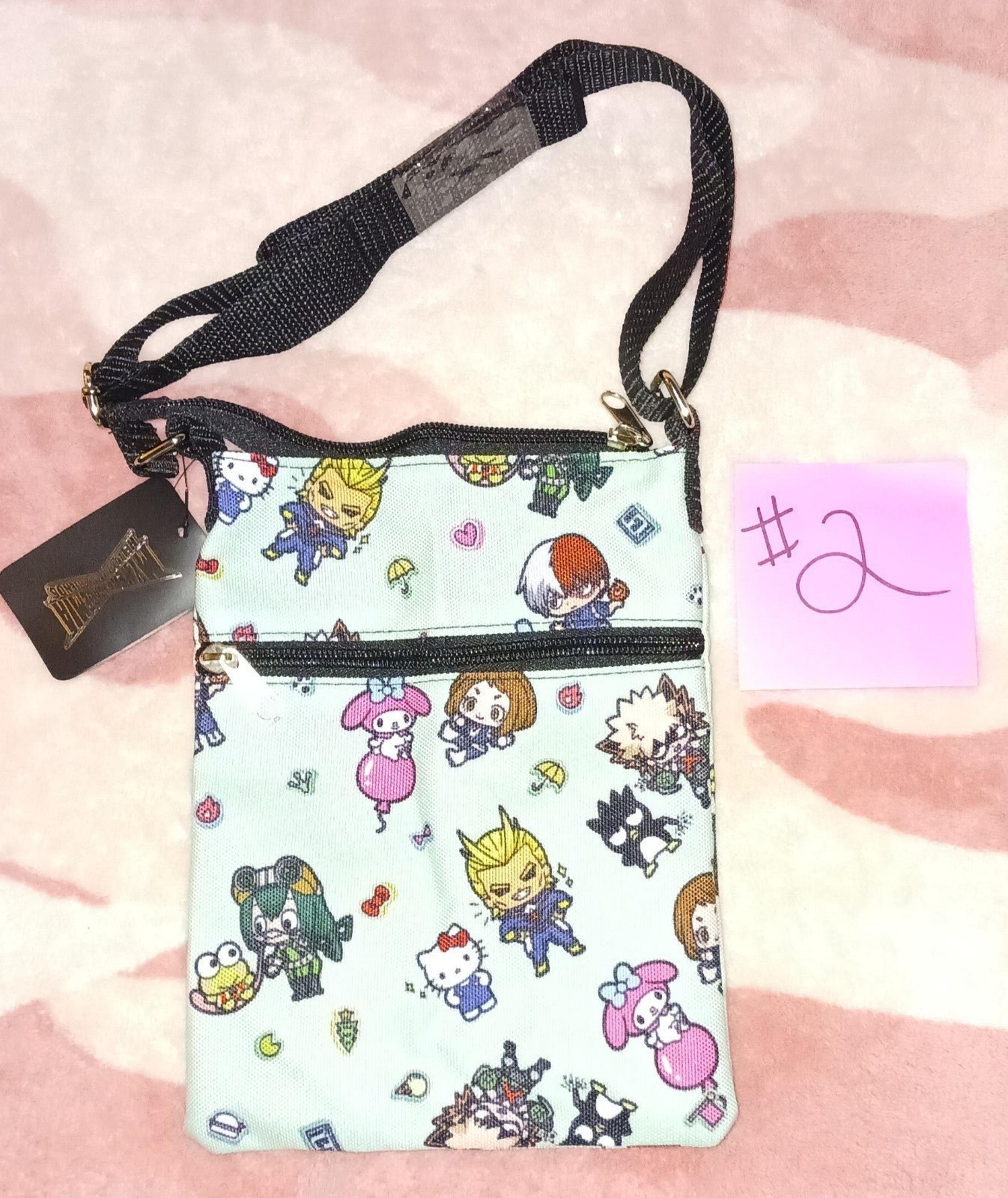 Bioworld Sanrio My Hero Academia× Hello Kitty & Friends Crossbody Bag Version 2