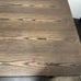 Dark Brown Wood Dining Table & Leather Chairs