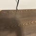 Dark Brown Wood Dining Table & Leather Chairs