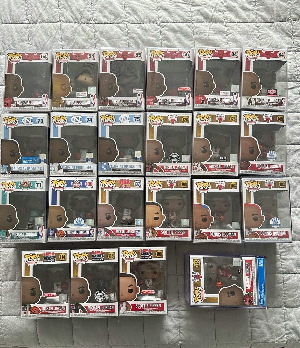 Funko Pop! NBA Basketball - Michael Jordan / Chicago Bulls Set