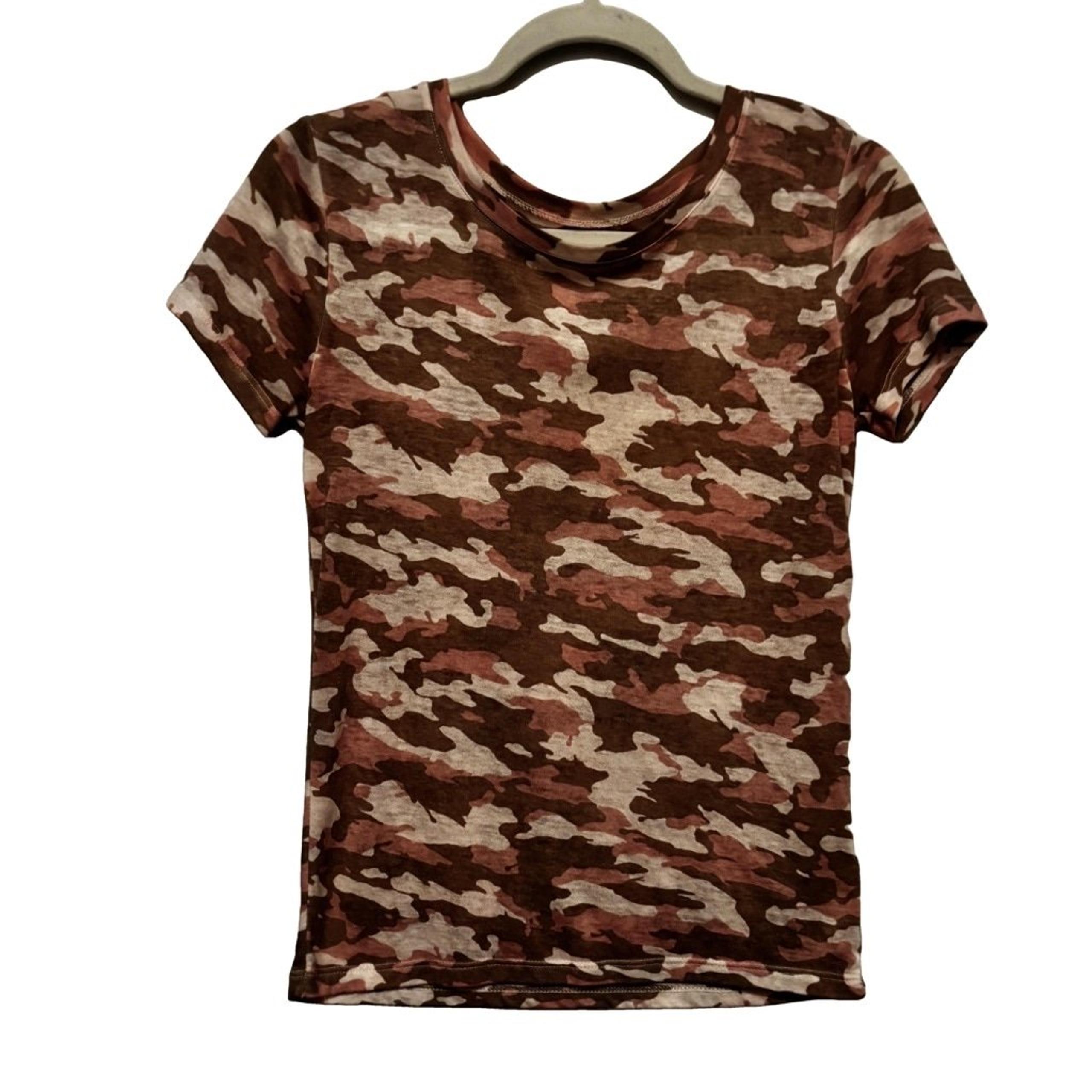 Pink Camo Tee NWOT