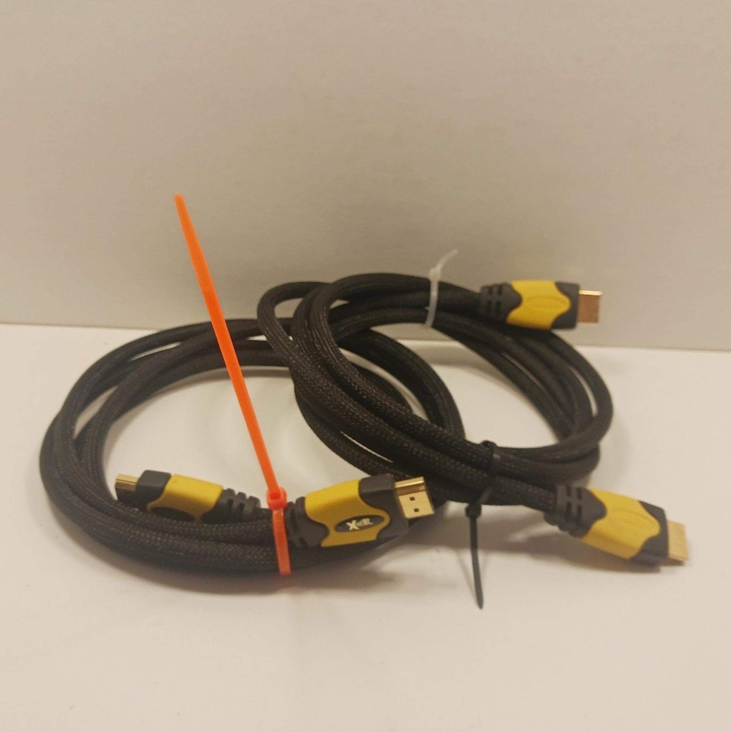 TWO 5 FOOT HDMI CABLES