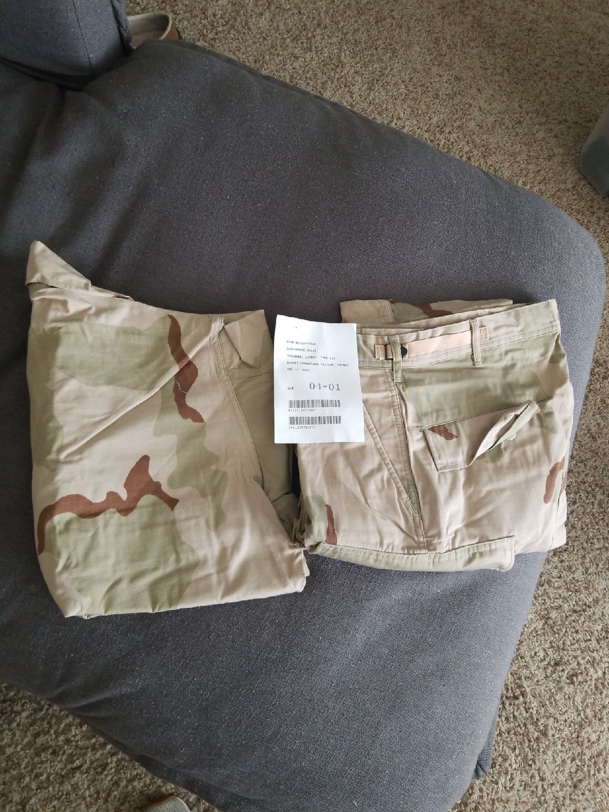 Vintage Desert top/bottom Cammies