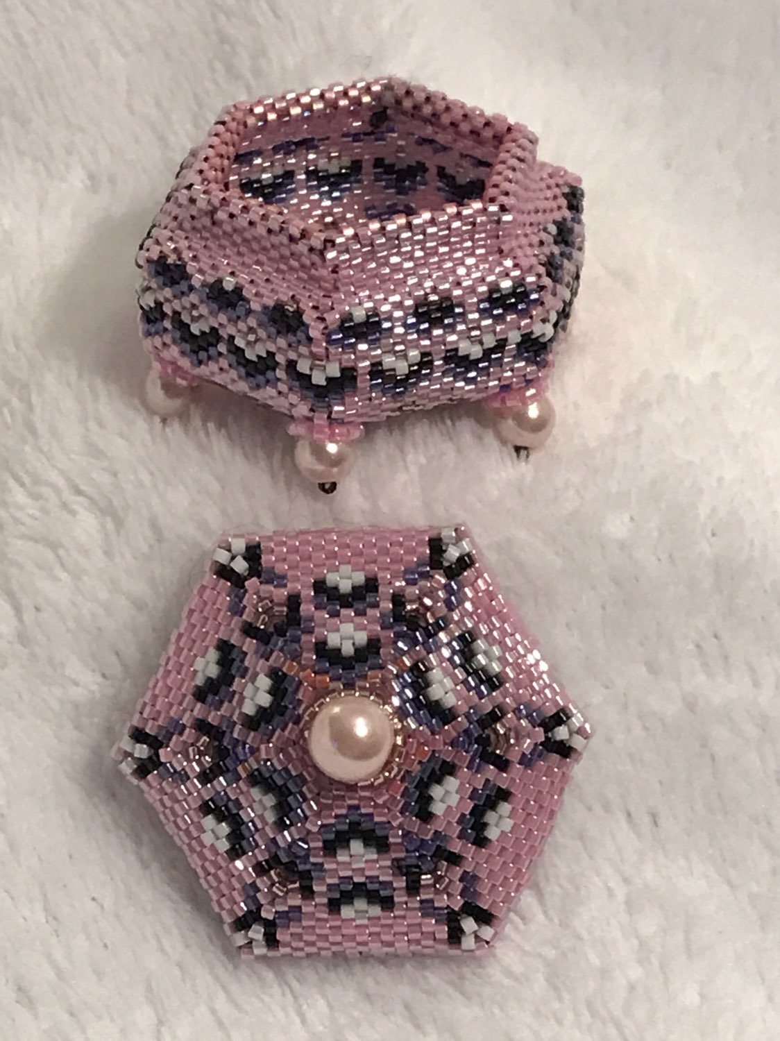 Handmade Beaded Boxes