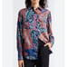 Banjanan Cora Botanical Print Button Up Shirt Sz S New