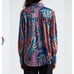 Banjanan Cora Botanical Print Button Up Shirt Sz S New