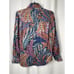 Banjanan Cora Botanical Print Button Up Shirt Sz S New