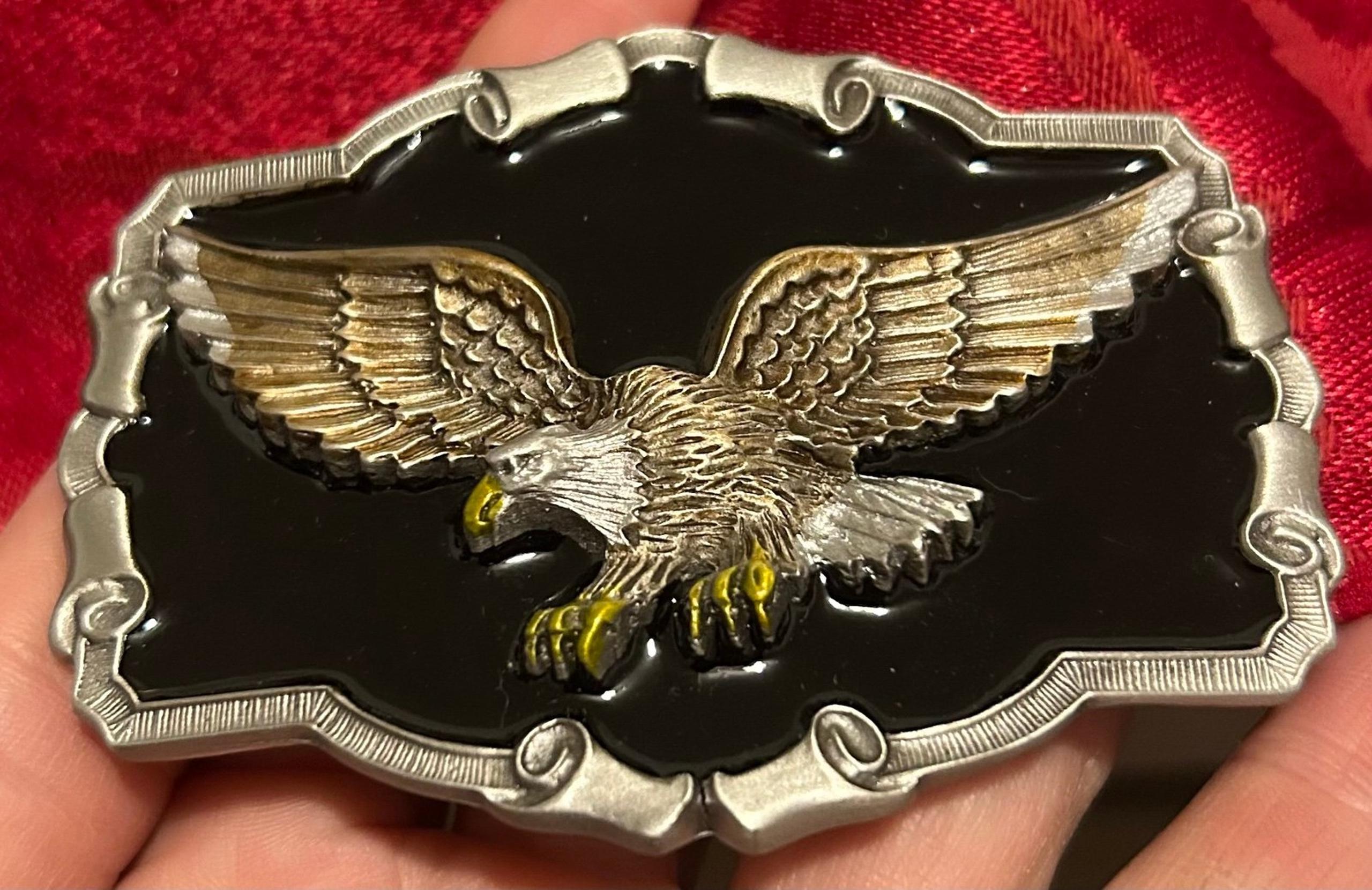 Vintage 1997 gap pure pewter belt buckle
