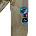Buzz Aldrin Astronaut/NASA Brown Peplum Blouse or Costume w/ Outer Space Patches