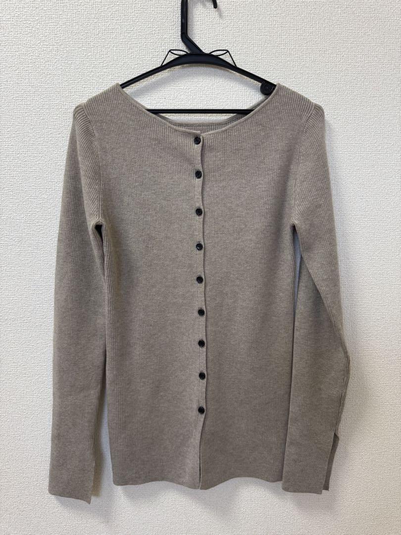 適切な価格 CLANE Beige KNIT NECK BOAT SET BUSTIER トップス