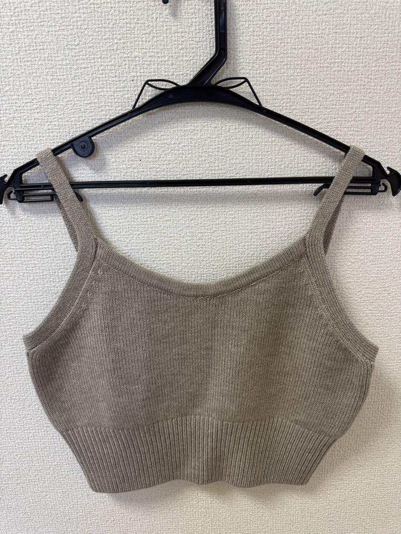 CLANE BUSTIER SET BOAT NECK KNIT ベージュ CLANE BUSTIER SET BOAT NECK KNIT Beige