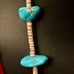 Vintage Native American Turquoise Heishi Shell & Turquoise Necklace