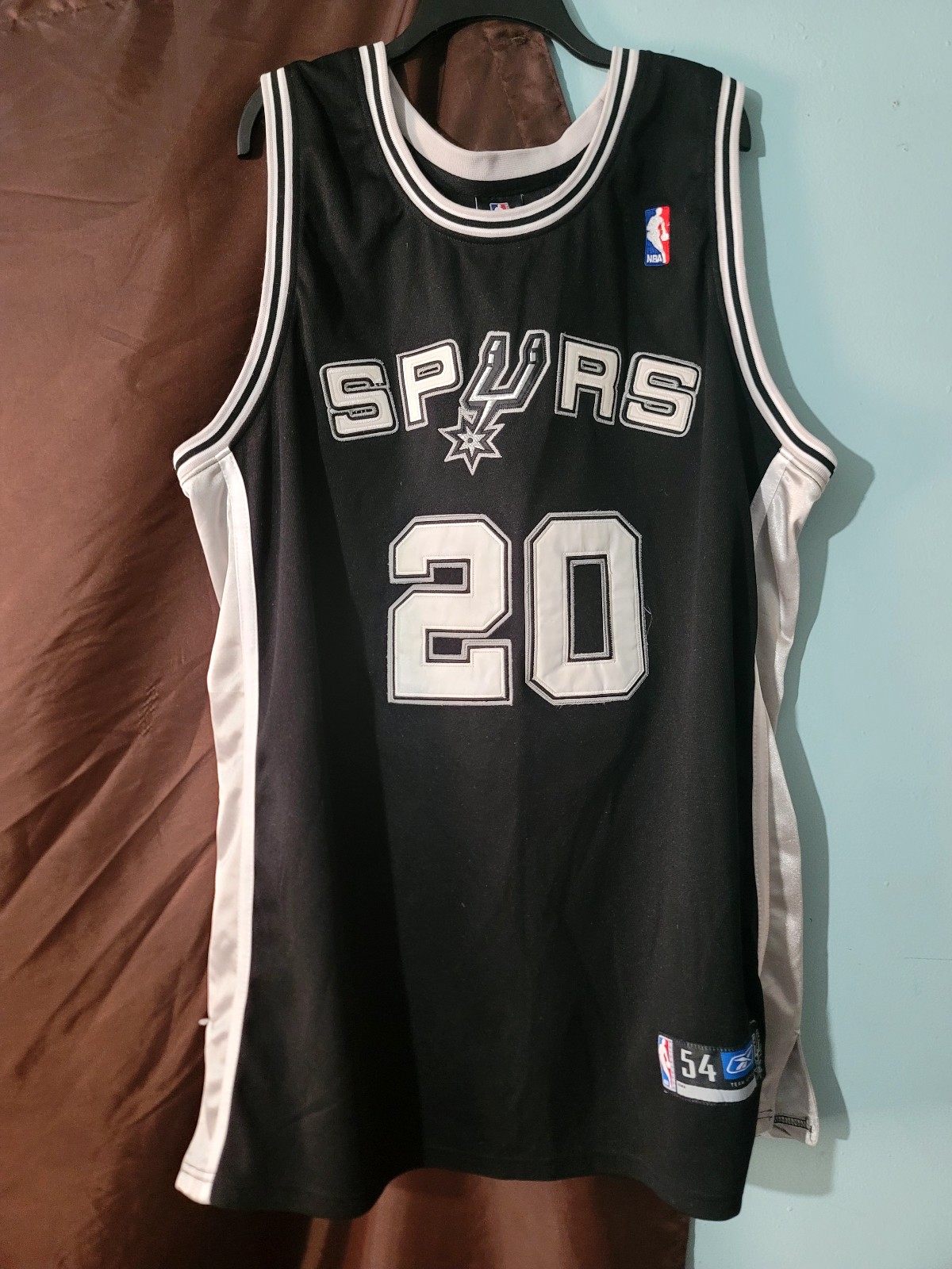 SAN ANTONIO SPURS MANU GINOBILI AWAY JERSEY