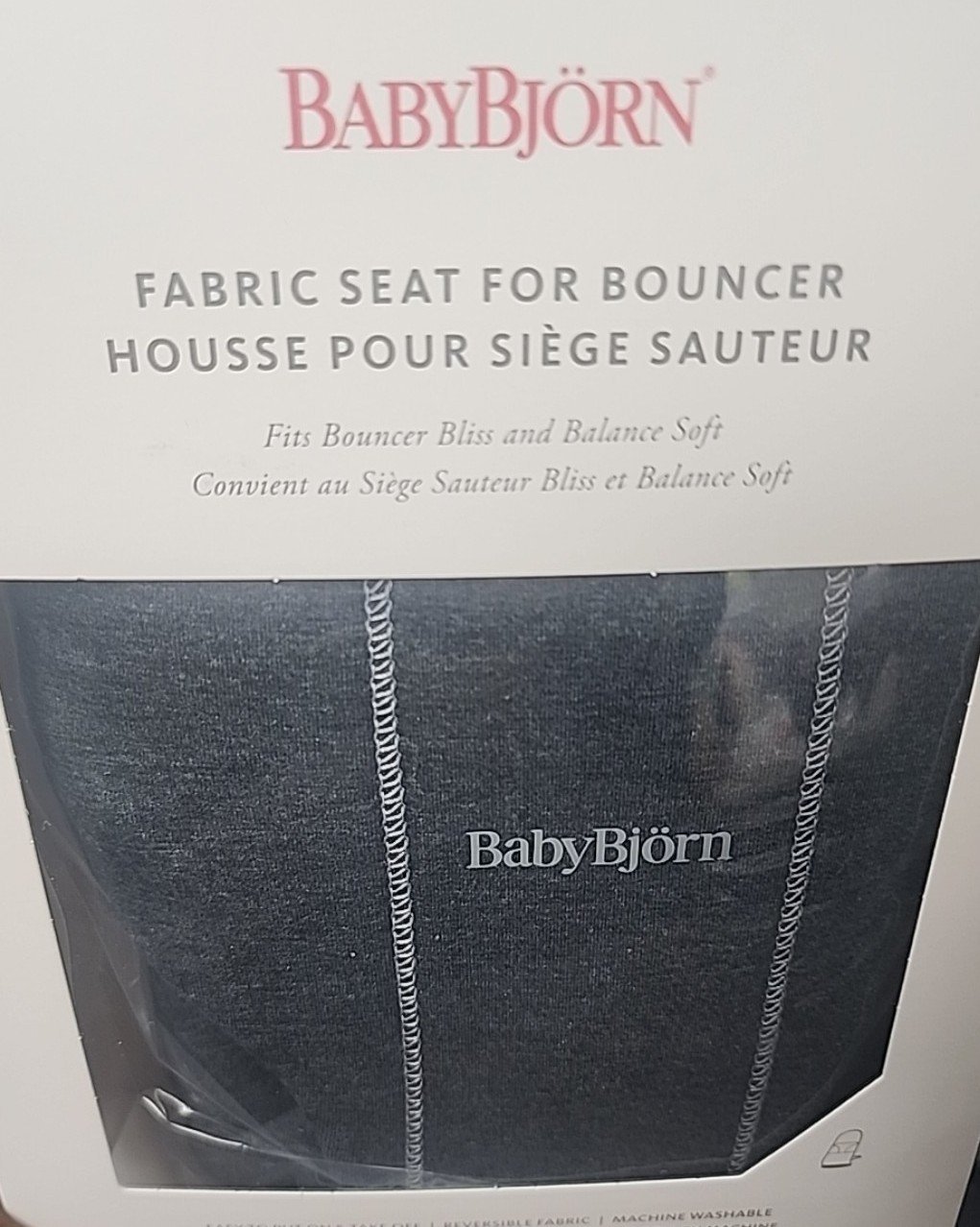 BabyBjörn Sweden bouncer bliss cover Charcoal Gray