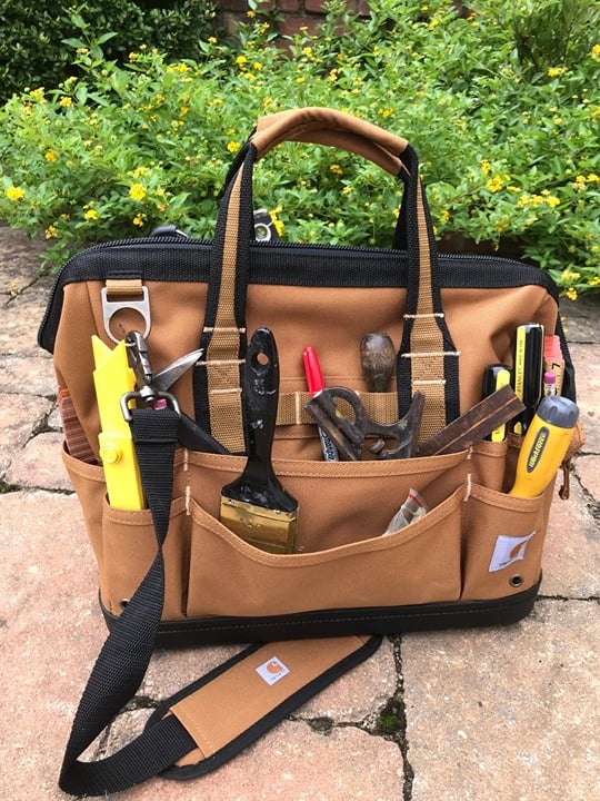 Tool Bag 16-Inch w/ Molded Base, Carhartt Brown