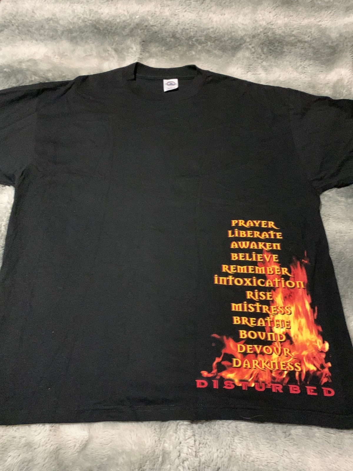 Disturbed Band T- Shirt XL 2002 Believe Album Rare