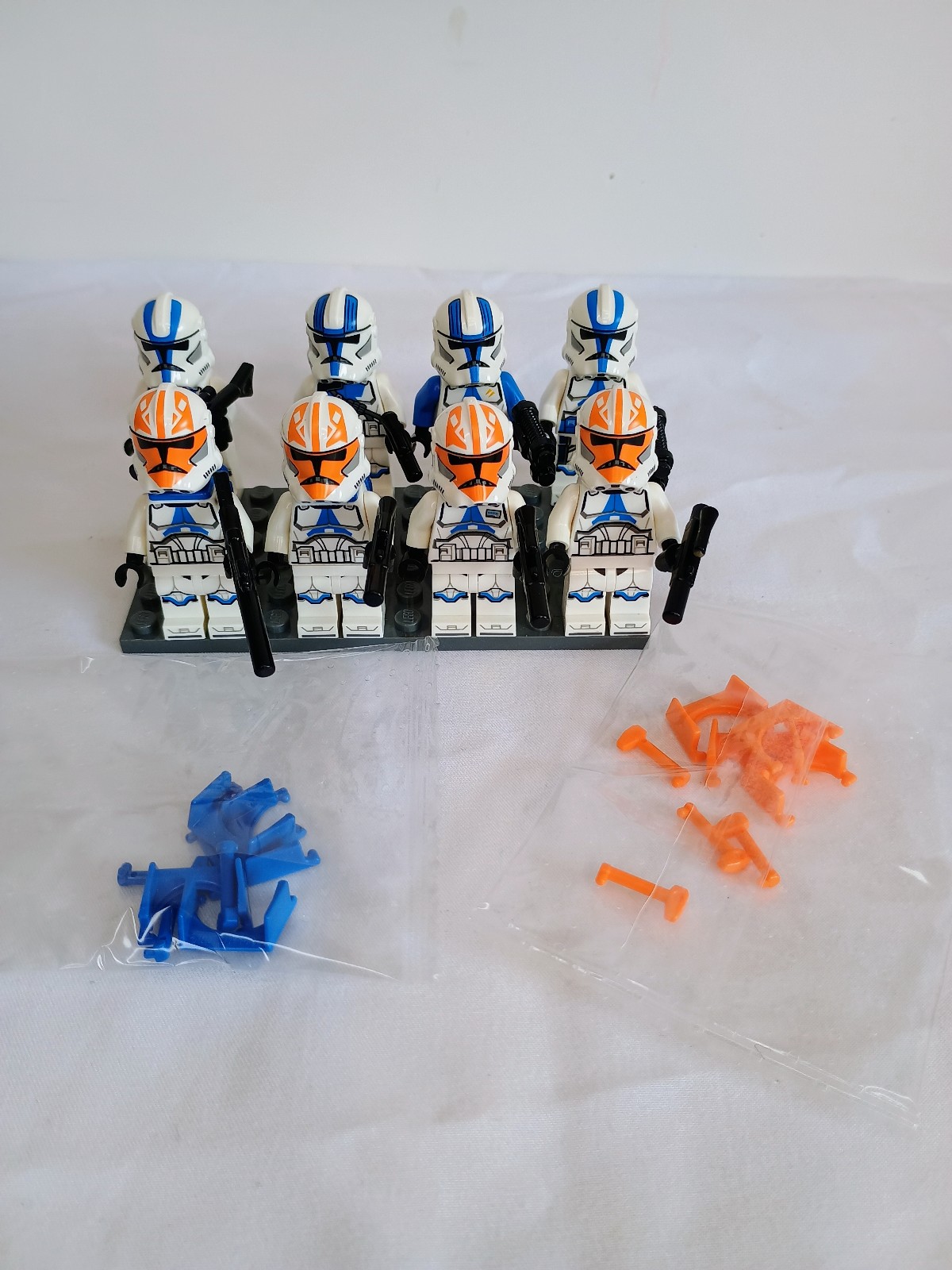 Lego Stars Wars Clone Trooper Mini Figure Lot Of 8