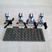 Lego Stars Wars Clone Trooper Mini Figure Lot Of 8
