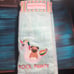 Pug and unicorn hand towels.