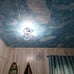 Black Modern Ceiling Light Fixtures 6000K Semi Flush Mount