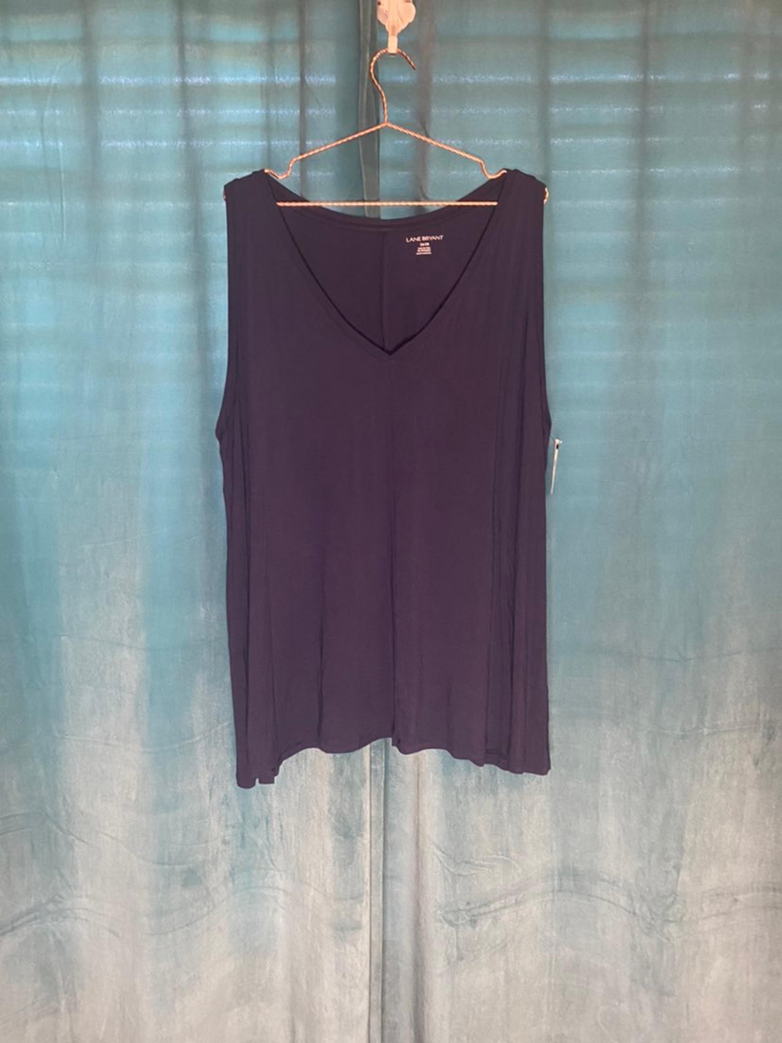 Lane Bryant V Neck Flowy Top 26/28