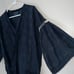 Boro shirt Japan Kimono Wrap Tie Japanese Top wabi sabi Women’s LL Measurements
