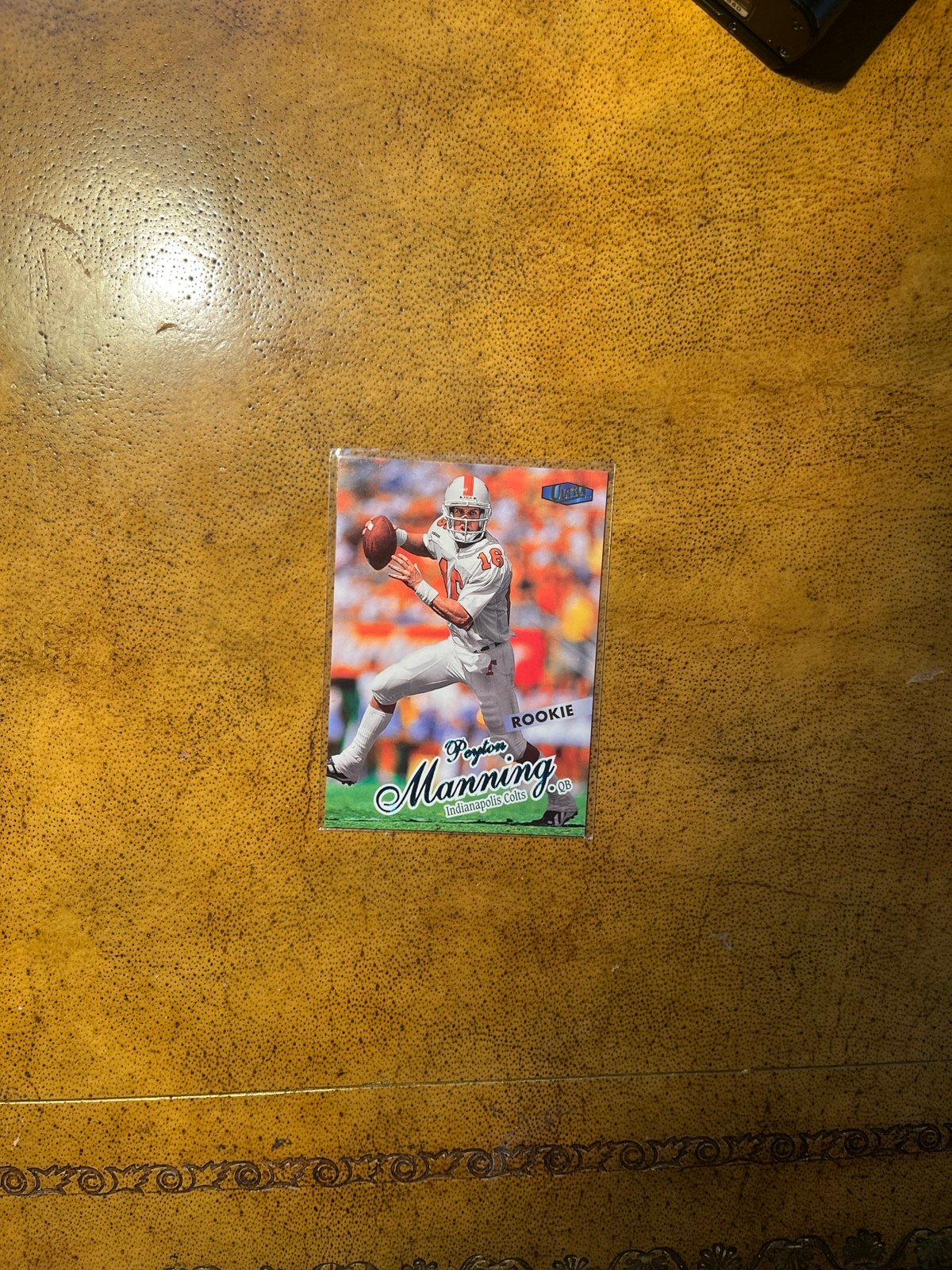 Peyton manning 1998 rookie card fleer