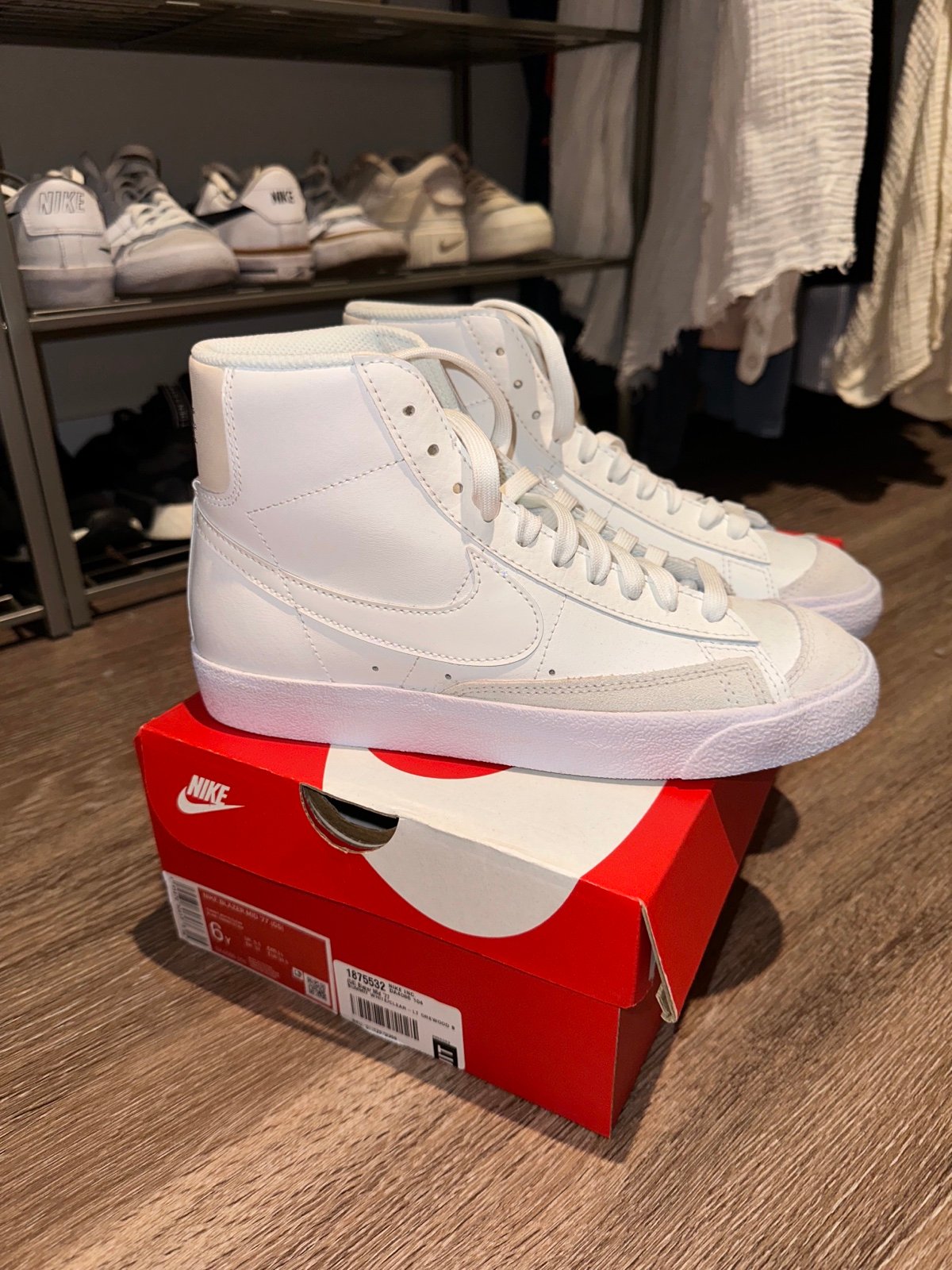 Nike Blazer Mid Summit White/Clear Shoes Sneakers