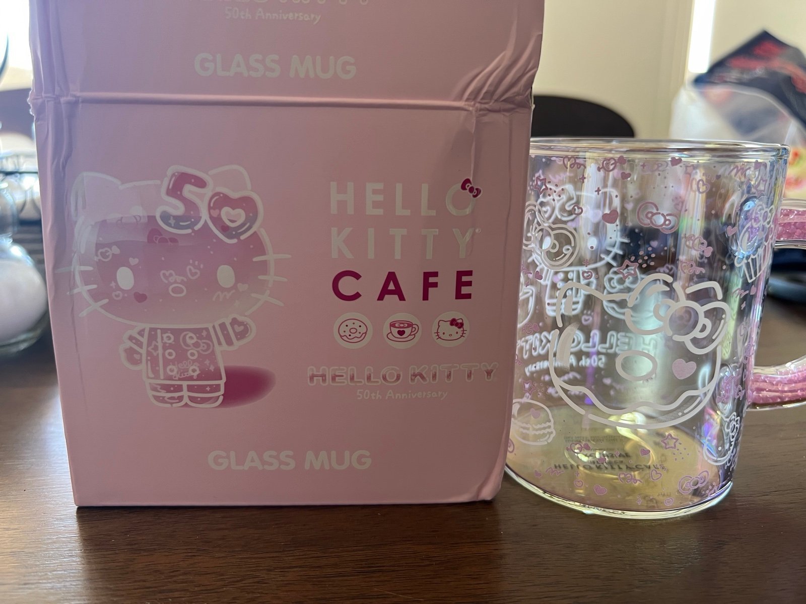 Hello kitty 50th anniversary coffee mug