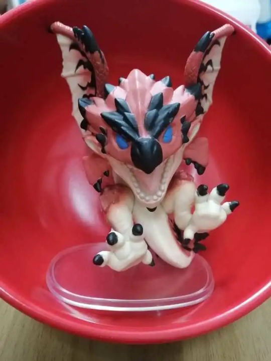 Monster hunter male fire dragon toy figure