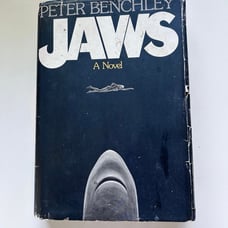 Jaws 1st Edition By Peter Benchley Gutter Code P36 1974 Hardcover
