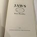 Jaws 1st Edition By Peter Benchley Gutter Code P36 1974 Hardcover
